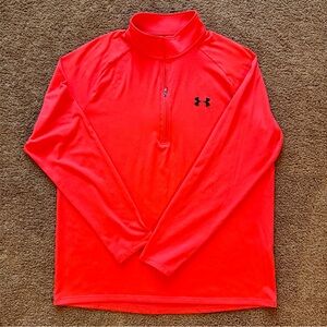 Under Armour Orange Quarter-Zip Pullover